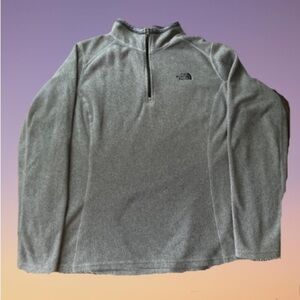 North face fleece 1/4 zip wmns sz xl